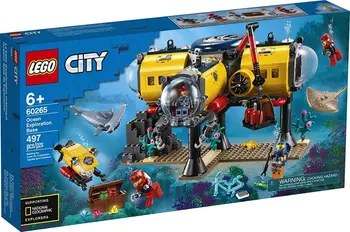 Lego city udforskning base legesæt 60265 med ubåd under vandet drone dykker sub pilot videnskabsmand og 2 dykker minifigures Tilbud \ Legetøj & hobbier / www.teatretvedsortehest.dk